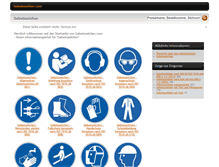Tablet Screenshot of gebotszeichen.com